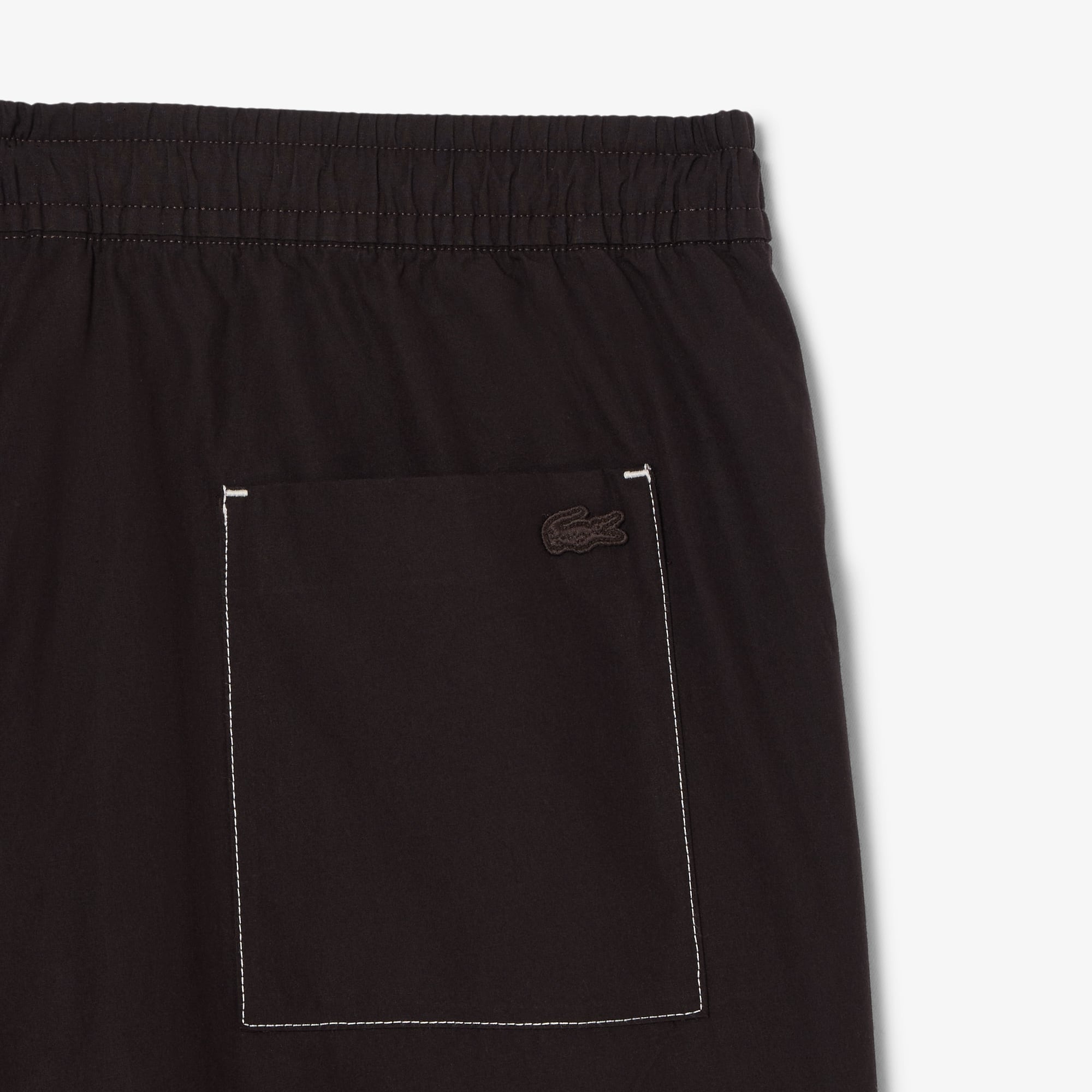 Relaxed Fit Poplin Shorts