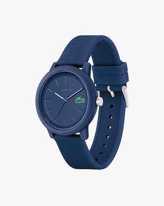 Montre homme Lacoste.12.12 avec bracelet en silicone bleu