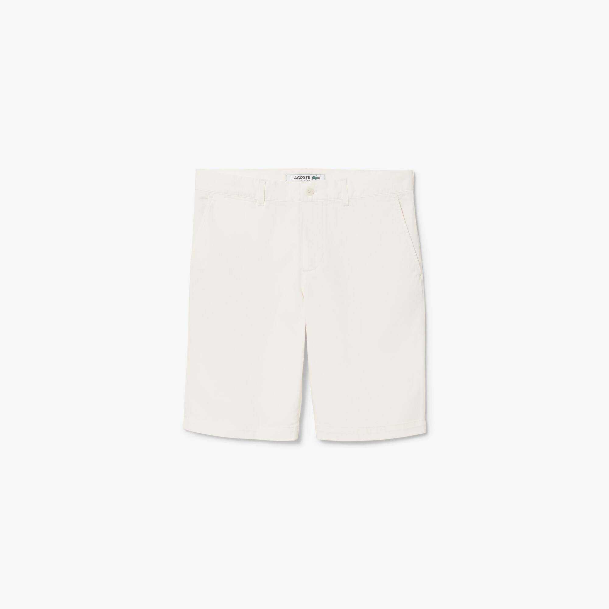 Shorts Para Hombre De Corte Slim En Algodón Elástico - Toda la