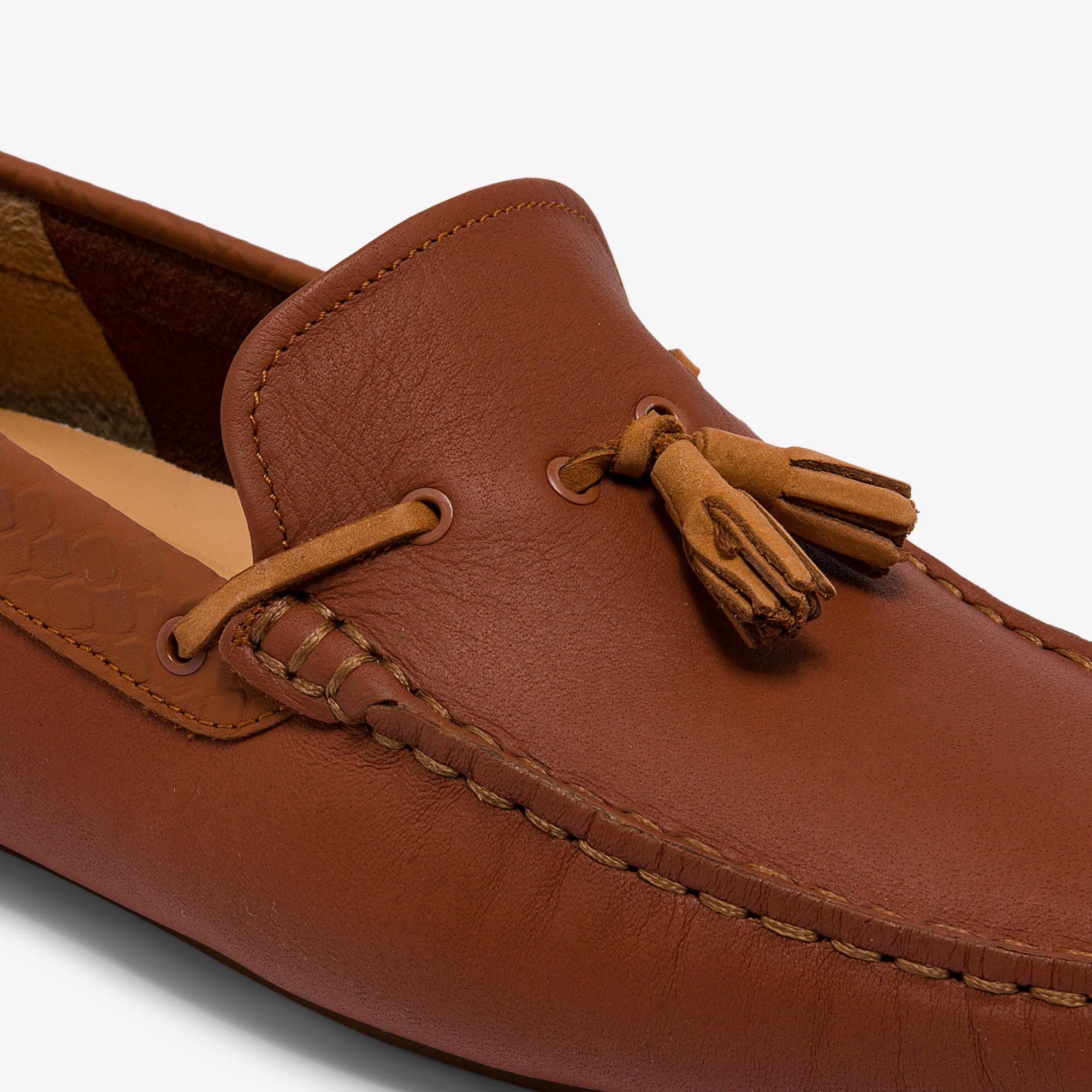 Men's piloter leather moccasins lacoste clearance