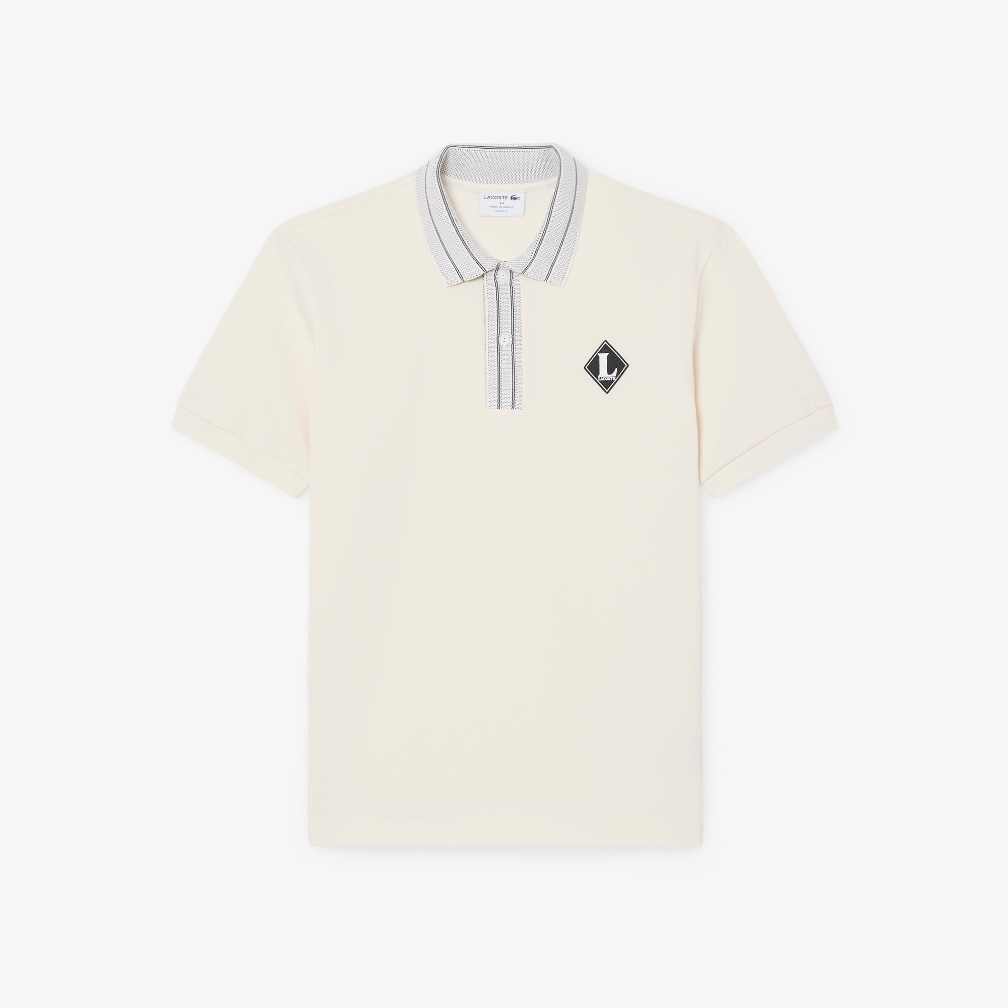 French Made Classic Fit Badge Polo Shirt - Men's Tracksuits - New