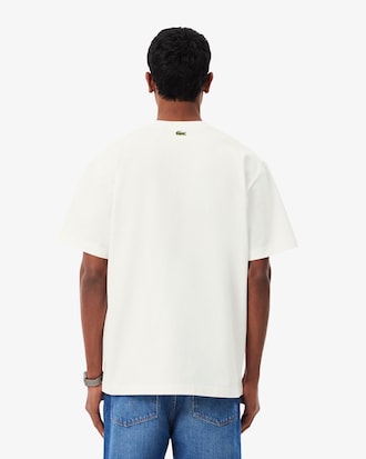 Playera de Tejido Jersey de Algod&oacute;n Grueso con Bordado