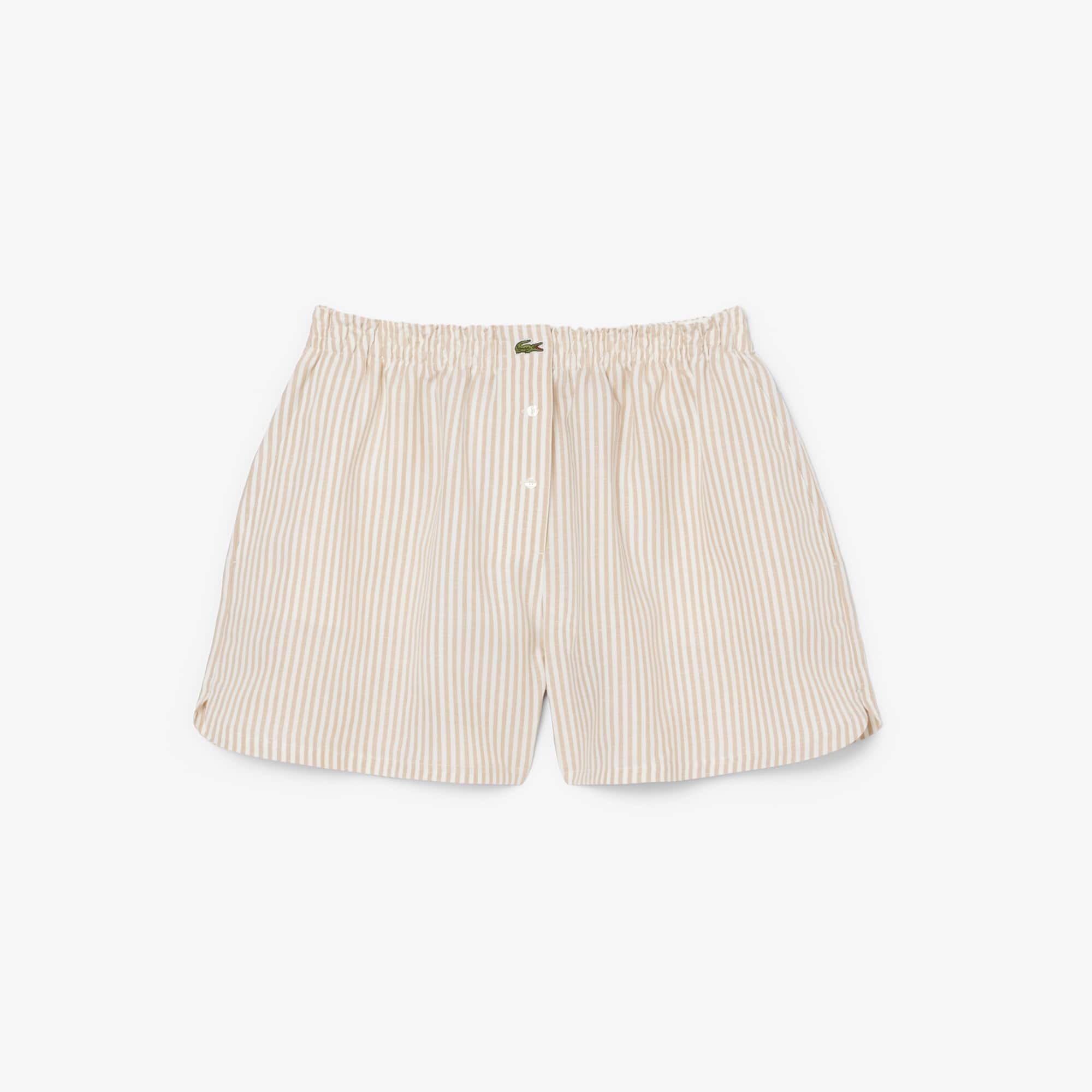Oversized Linen Blend Shorts