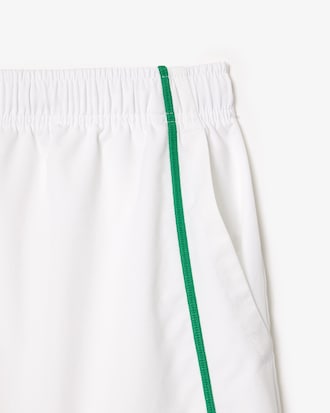 Shorts de tenis ligeros de Tafetánán con rombos