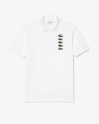 Polo De Piqu&eacute; Con Insignia Del Cocodrilo