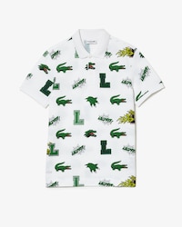 Polo Holiday Regular Fit de hombre con estampado de cocodrilo