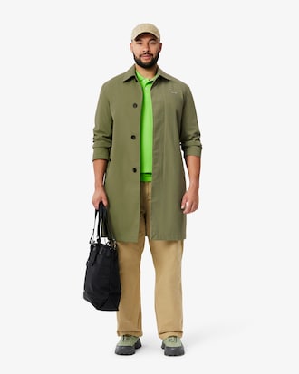Men's Water-Repellent Windproof Trench Coat