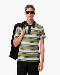 Polo Regular Fit De Algod&oacute;n A Rayas