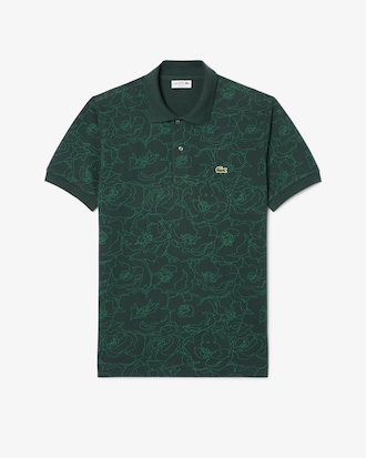 Men's Classic Fit Flower Print L.12.12 Polo