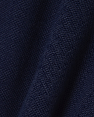 Polo Collar Belted Petit Piqu&eacute; Dress