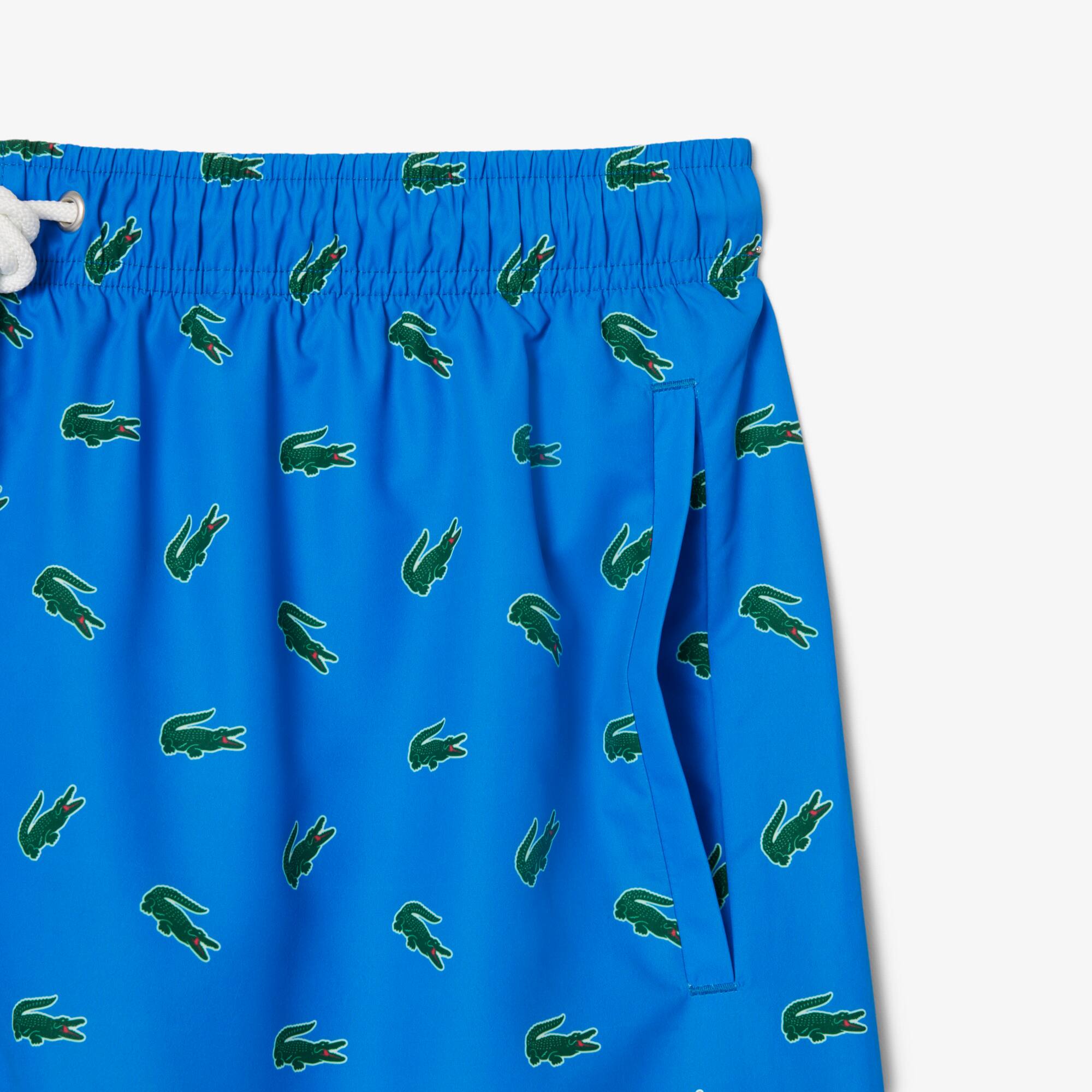 Men's Crocodile Print Swim Trunks - Shorts & Swim - New In 2026