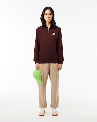 Unisex High-Neck Zip-Up Sweatshirt