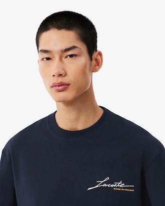 French Made Signature Embroidery T-shirt