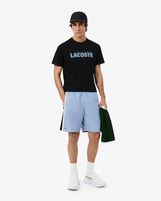 Men's Lightweight Colorblock Stripe Tennis Shorts