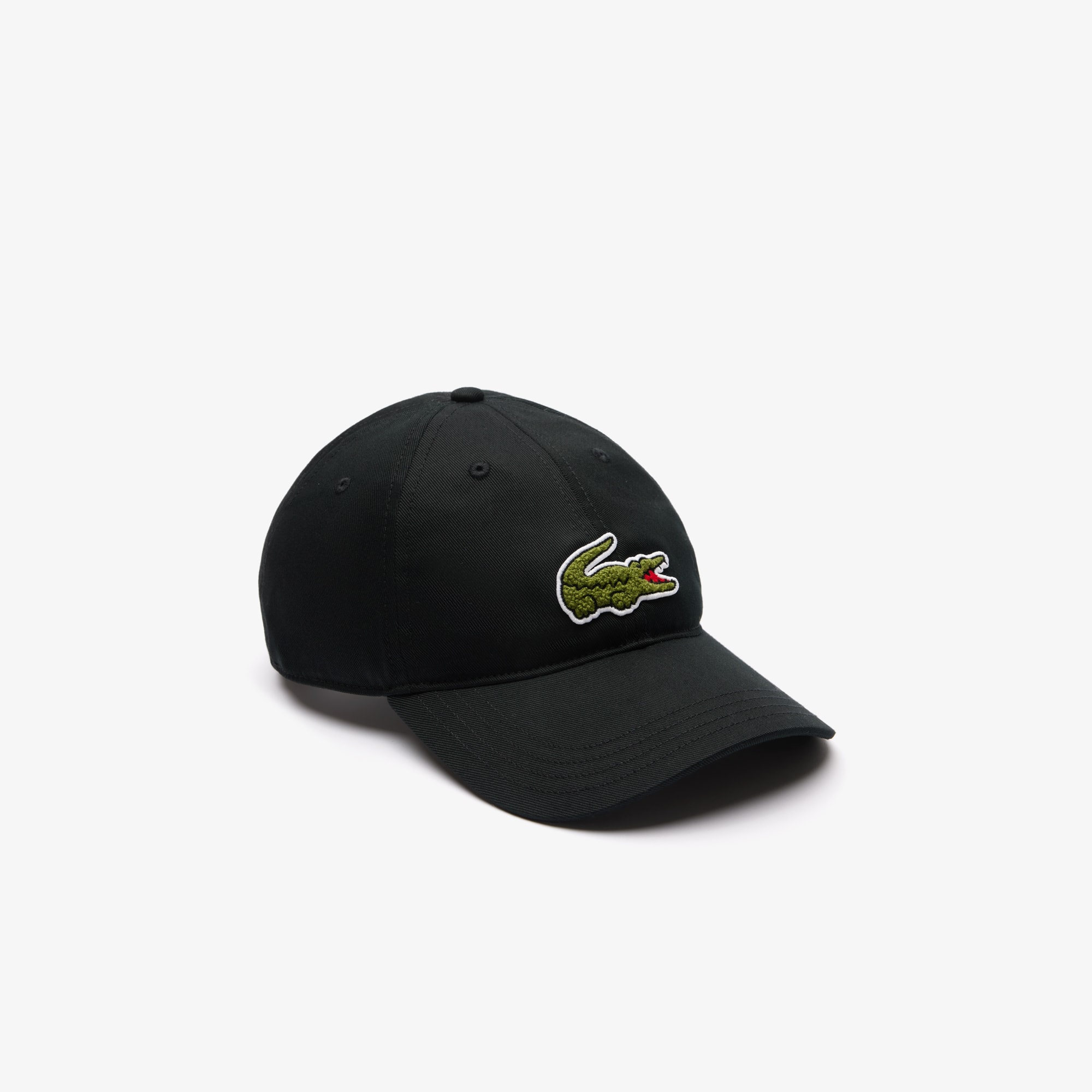 Unisex Crocodile Badge Cotton Twill Cap - Caps & Hats - New In