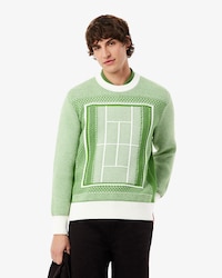 Tennis Court Graphic Sweater