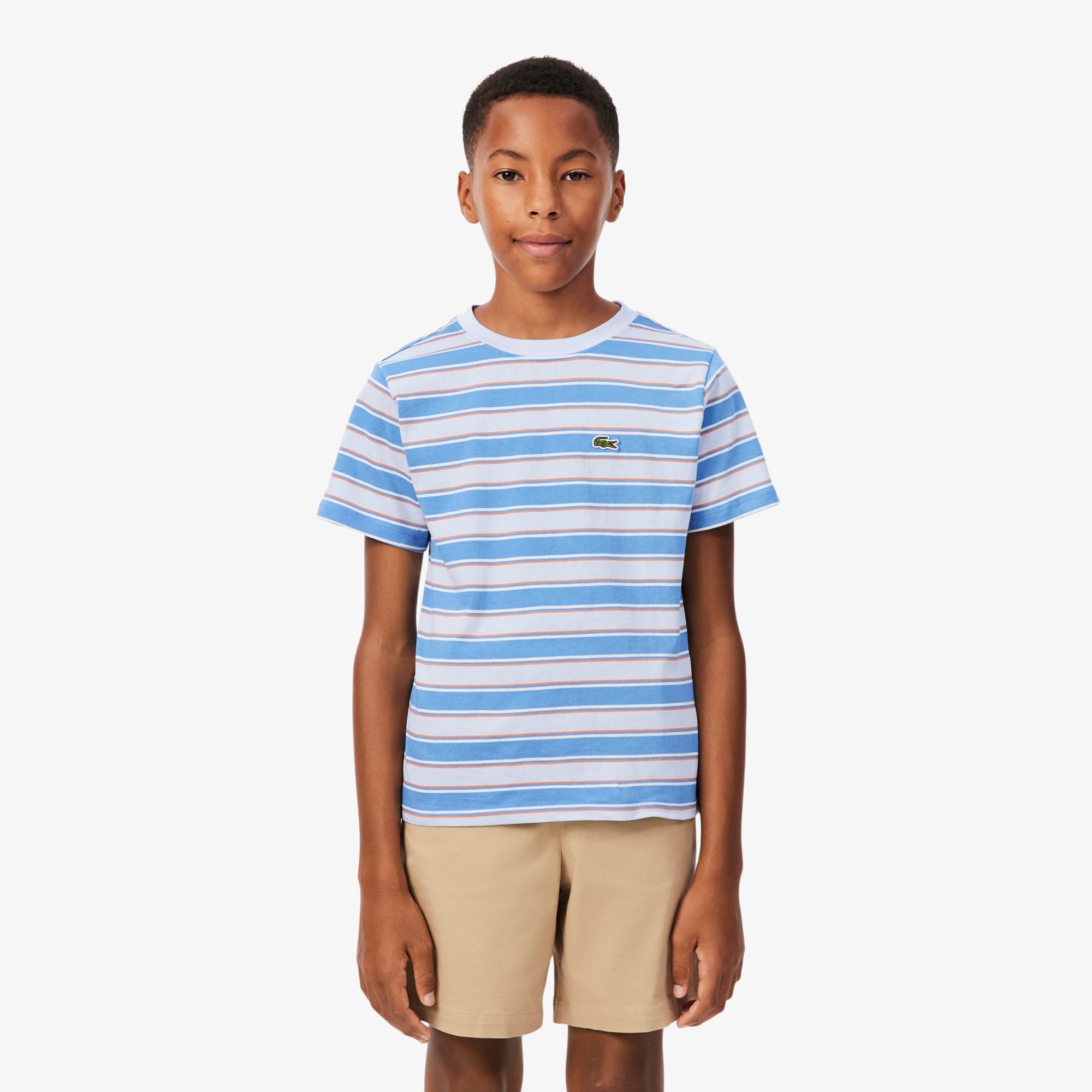 トップス cgo4o5 Striped Cotton T-Shirt - T-Shirts & Tops - New In 2026 | Lacoste