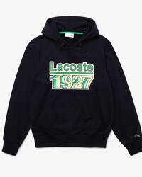 Men's Vintage Printed Hooded Fleece Sweatshirt