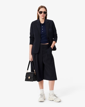 Polo de Mini Piqué elástico L.12.D de Corte Slim para Mujer