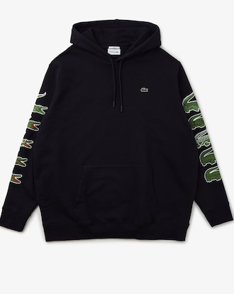 Unisex Big Fit Print Sleeve Sweatshirt