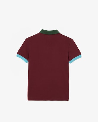 Kids' Colorblock Piqué Polo