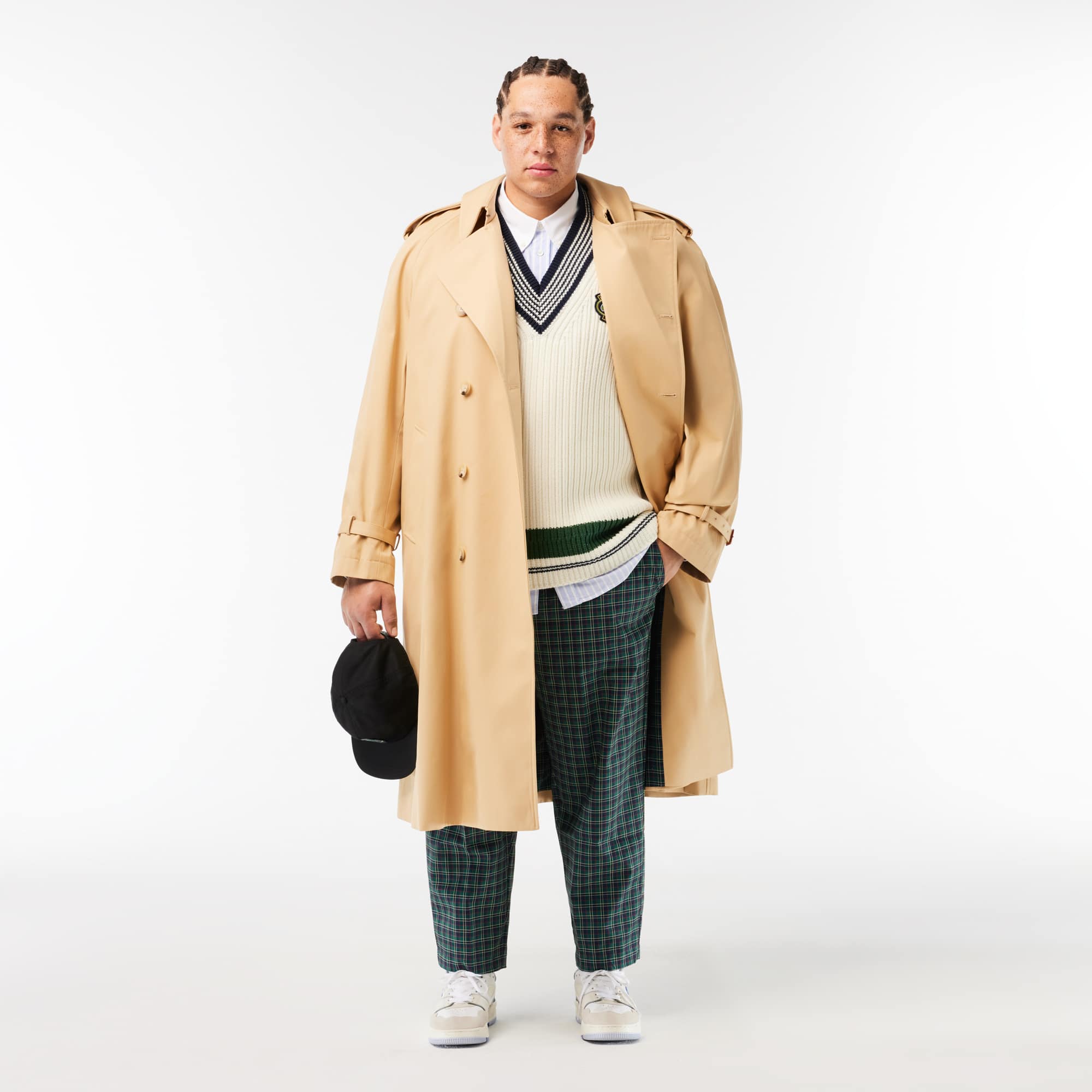 remake beige×black coat JUNYA WATANABE COMME des GARCONS Trench Remake Coat Size S(K