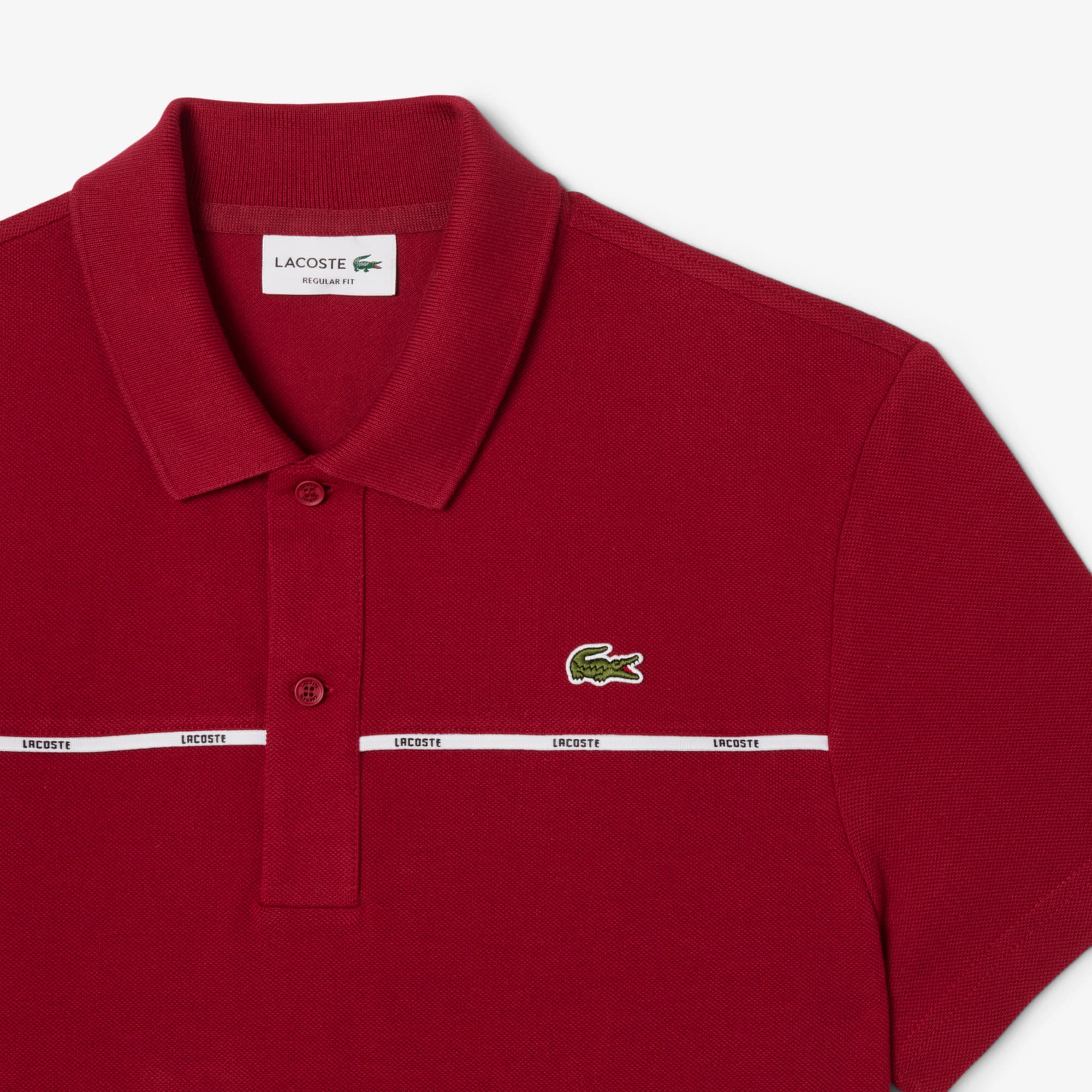 Men's Regular Fit Logo Trim L.12.12 Polo