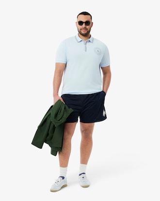 Men's Regular Fit L.12.12 Badge Print Polo