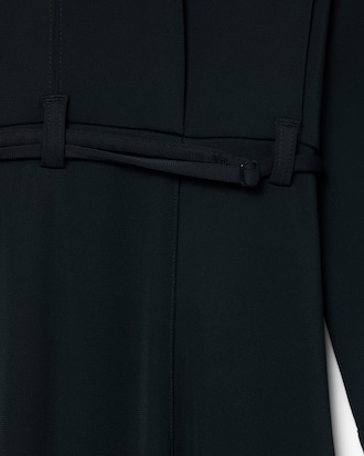 Runway Pleated Polo Maxi Dress