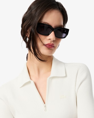 Women's Pleated Polo Collar Dress