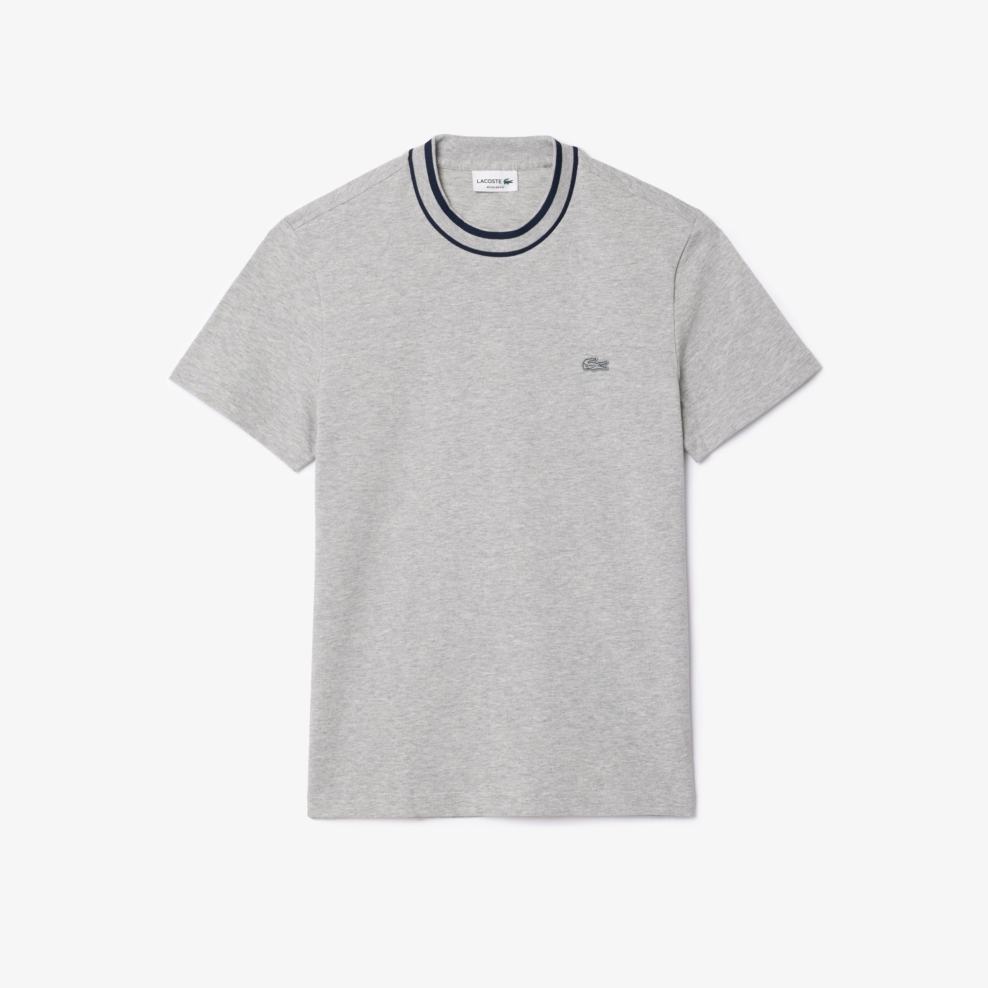Men's Stretch Piqué Striped Collar T-Shirt - T-shirts - New