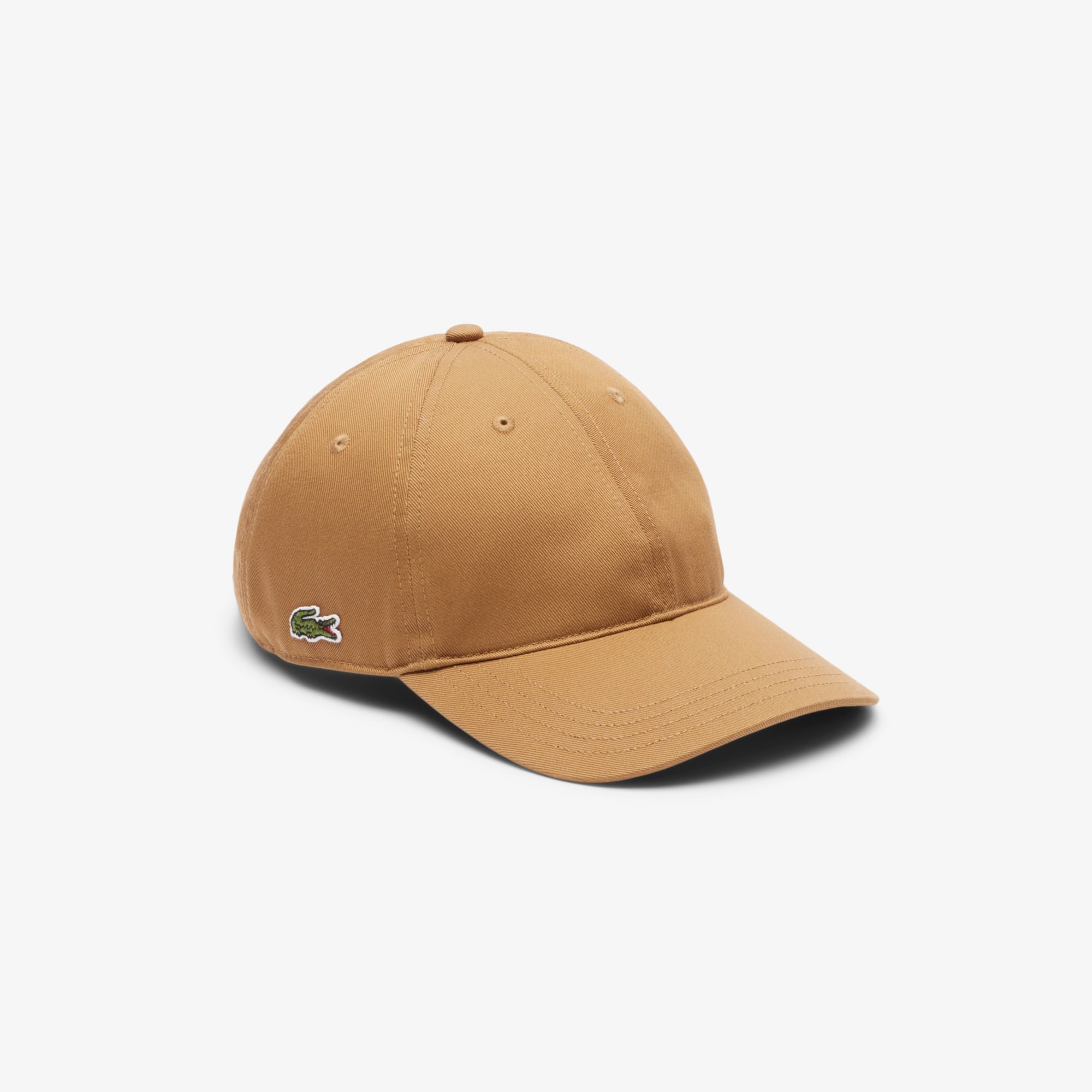 Lacoste Unisex Cotton Twill Cap - One Size In Brown