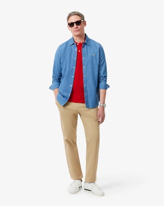 Men's Slim Fit L.12.12 Piqu&eacute; Polo