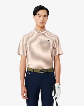 Regular Fit Ultra Dry Striped Golf Polo