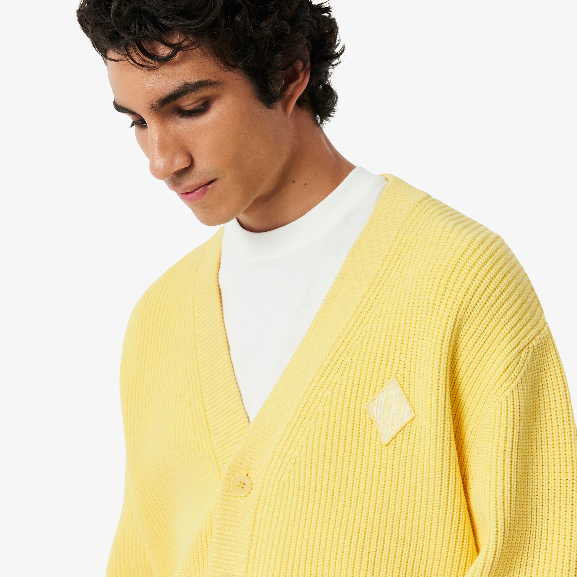 Relaxed Fit Ribbed Cotton Cardigan - Sweaters & Sweatshirts - New