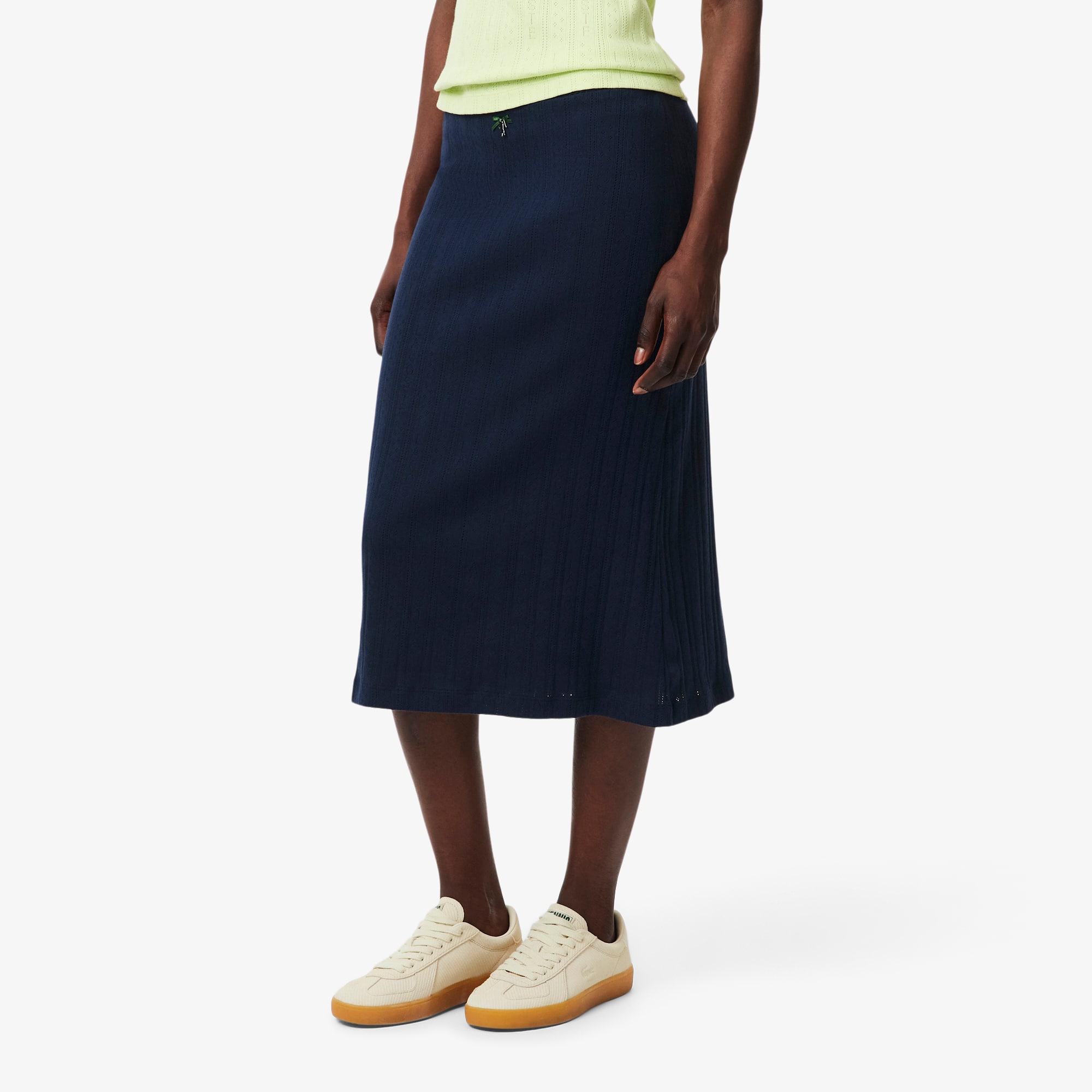 Cotton Midi Skirt