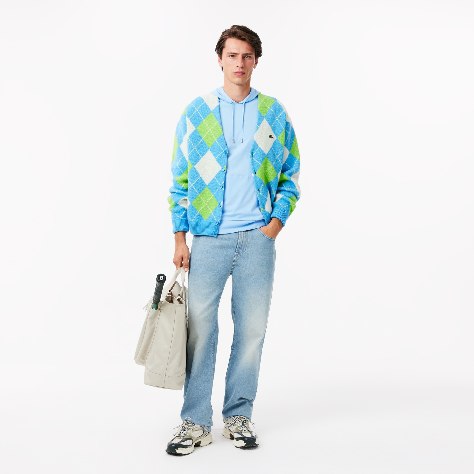 Men's Long Sleeve Hooded T-Shirt - T-shirts - New In 2026 | Lacoste