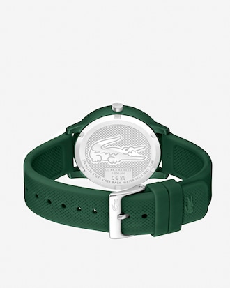 Men's Lacoste.12.12 Move 3 Hands Watch Khaki Silicone