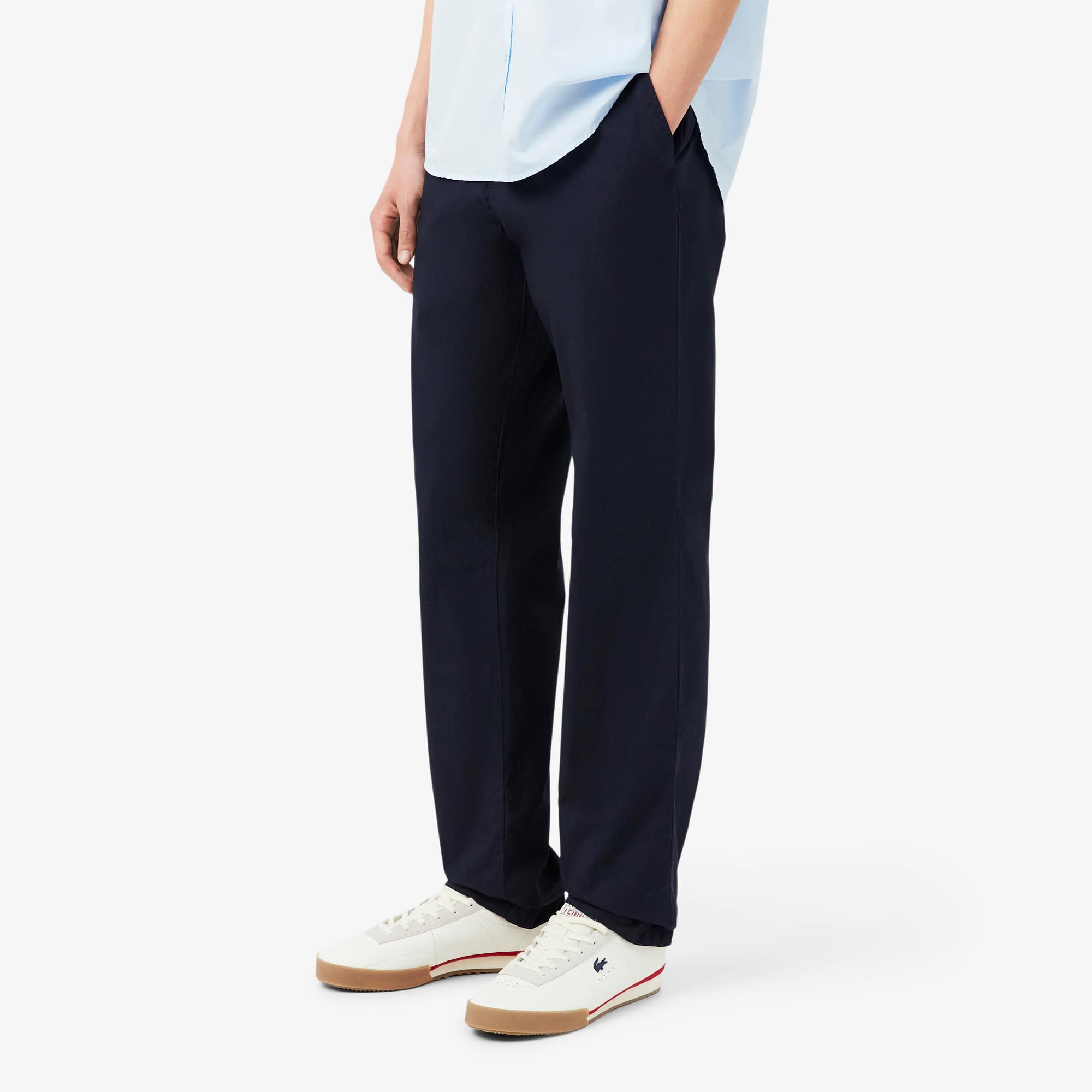 Regular Fit Cotton Twill Chino Pants - Pants & Sweatpants - New In