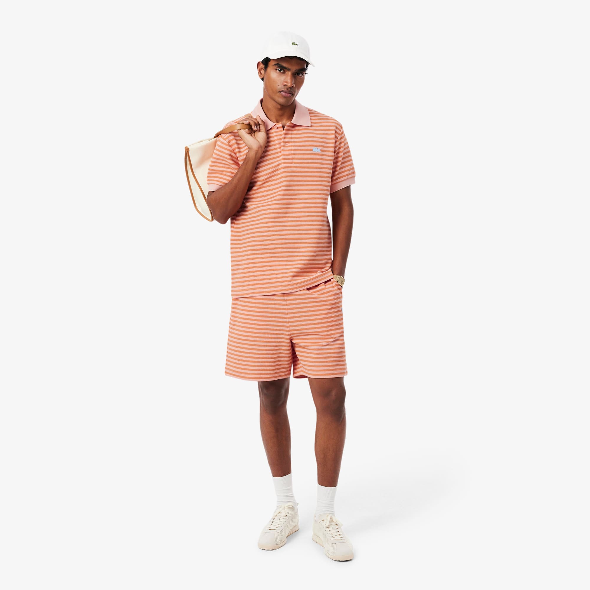 Regular Fit Striped Cotton Shorts - Shorts & Swim - New In 2026