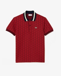 Polo con monograma de corte cl&aacute;sico para hombre