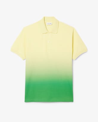 Polo de corte clásico con estampado degradado L.12.12 para hombre