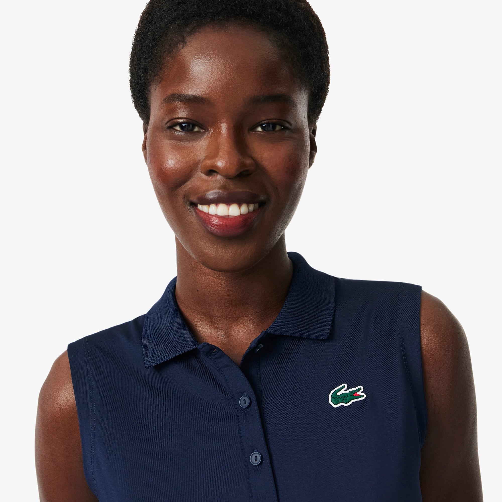 Women's Slim Fit UV Protect Stretch Golf Polo