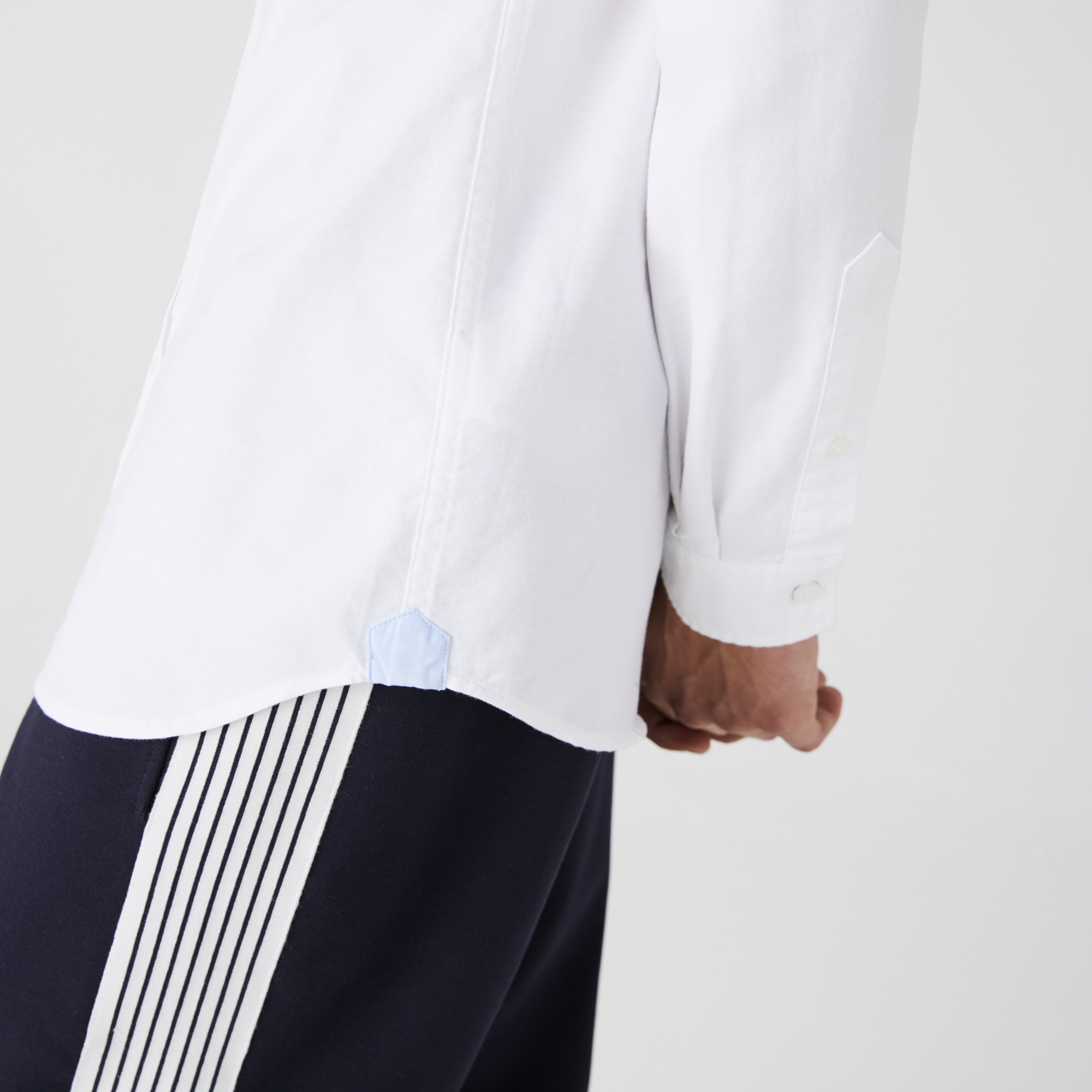 Men's Regular Fit Cotton Oxford Shirt LACOSTE