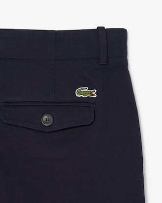 Pantalones el&aacute;sticos de pierna ancha para mujer