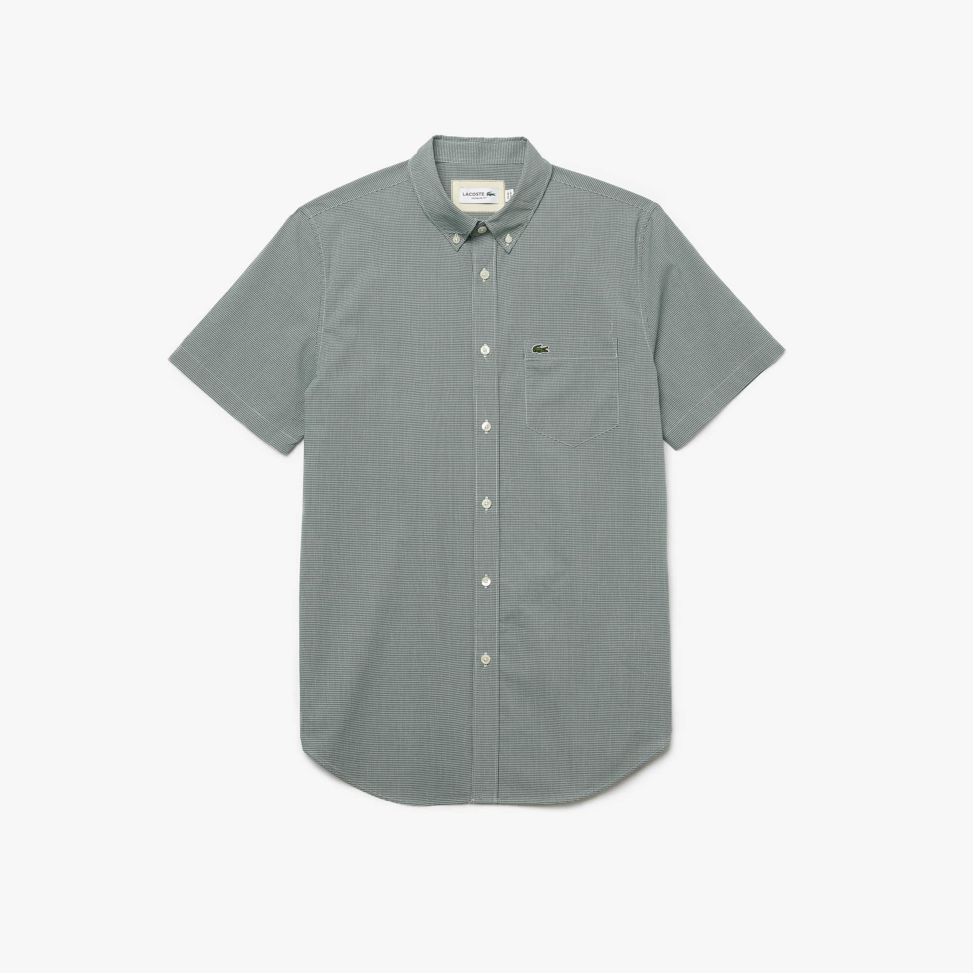 メンズ　LACOSTE スリムフィット チェックシャツ US Sサイズ Amazon.com: Lacoste Men's Core Collection Regular Fit Long
