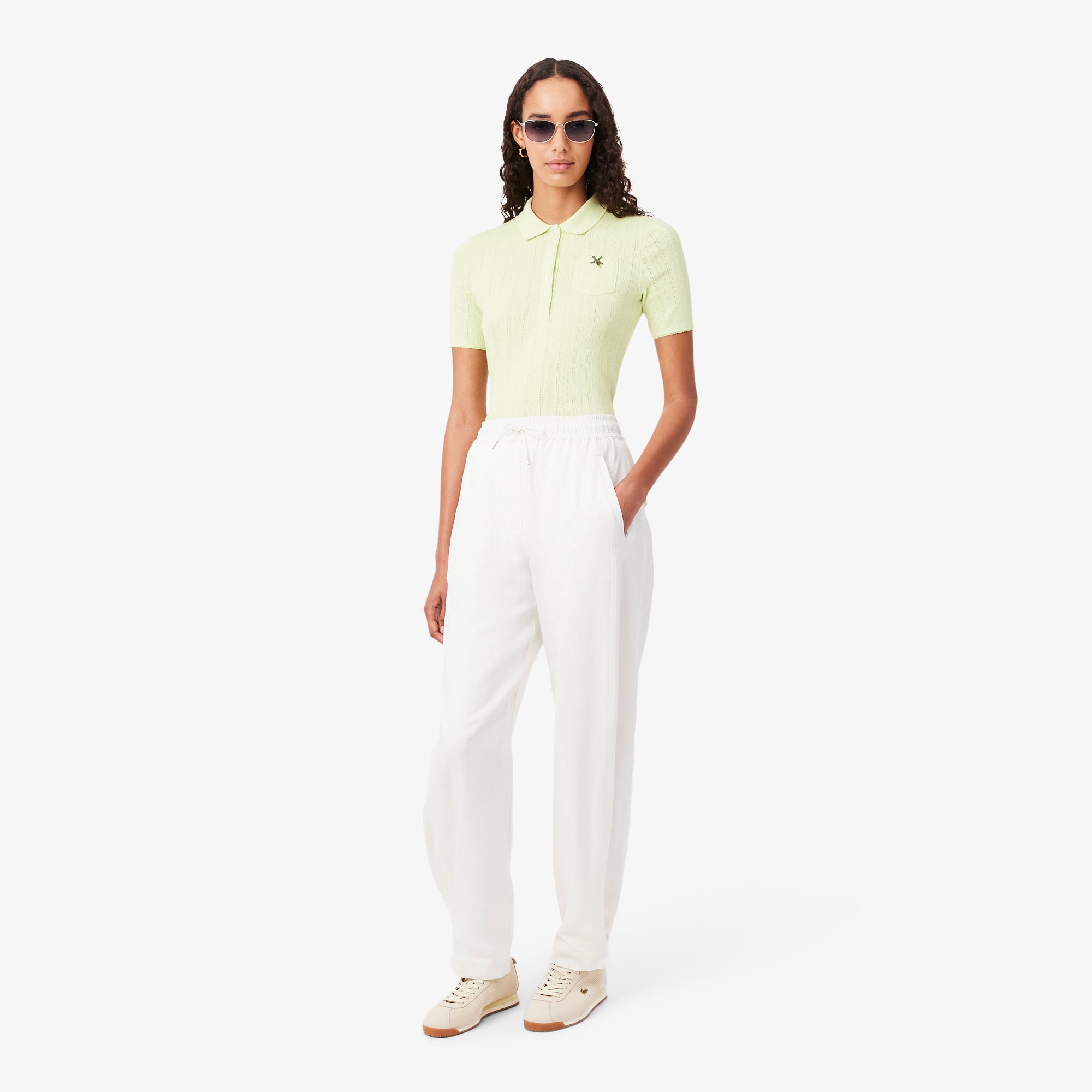 Wide Fit Fluid Pants - Pants & Leggings - New In 2026 | Lacoste