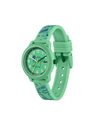 Kids' L.12.12 Green Silicone Watch