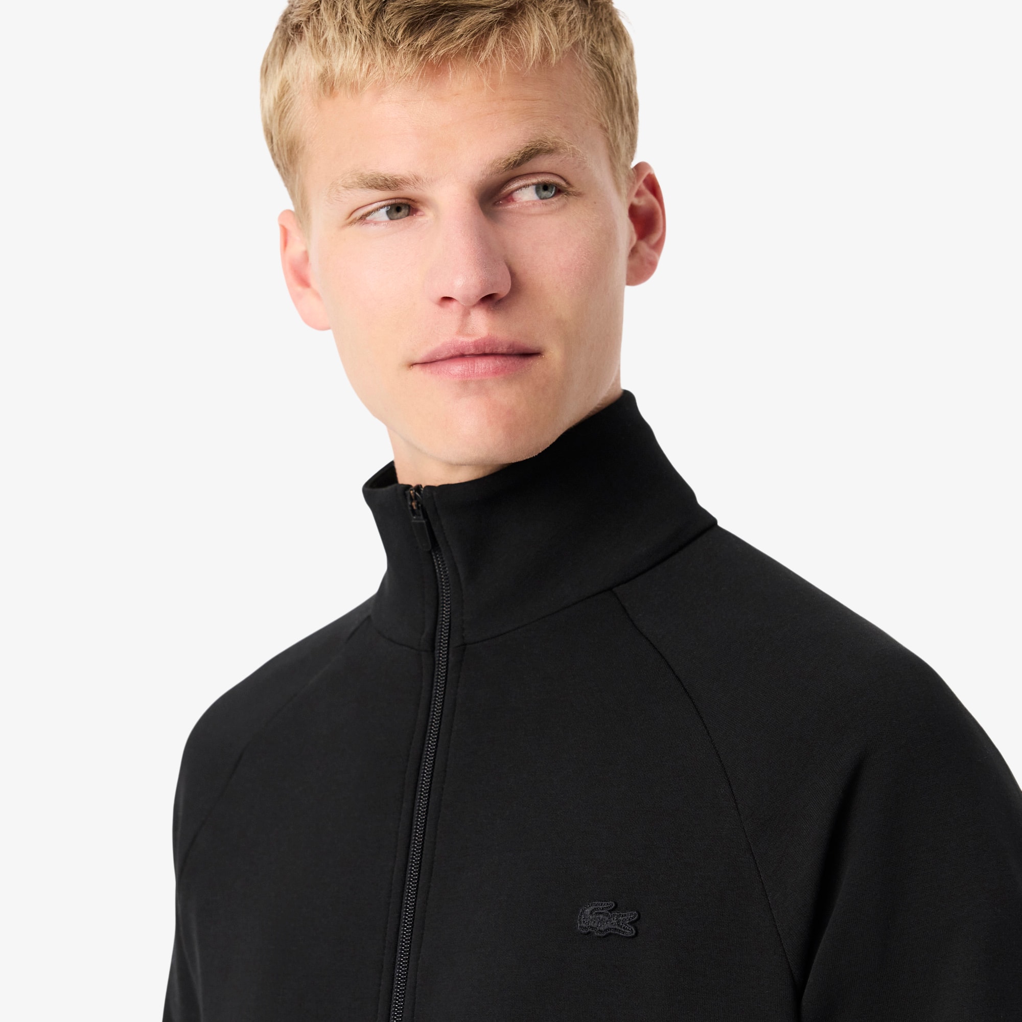 Men's Double Faced Jersey Zip-Up Sweatshirt - Sweaters
