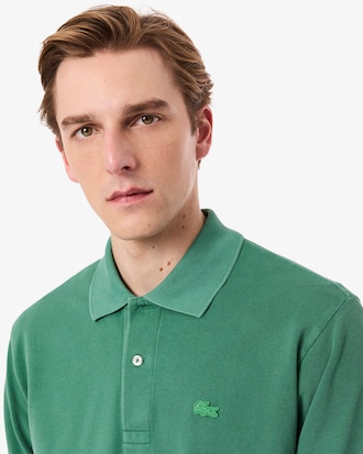 Men's Classic Fit L.12.12 Wash Effect Polo